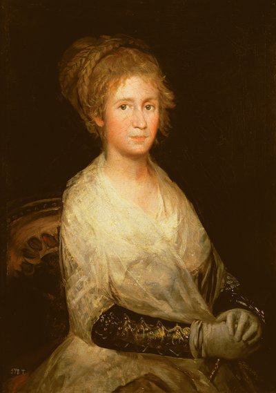 Portrait Thought to be Josepha Bayeu, Wife of Goya by Francisco de Goya